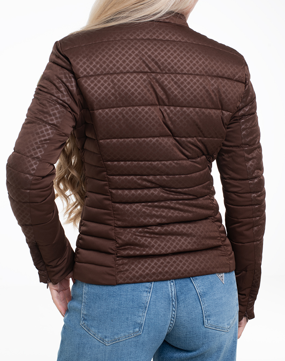 GUESS NEW VONA BLOCK EMBOSSED ДАМСКО ЯКЕ
