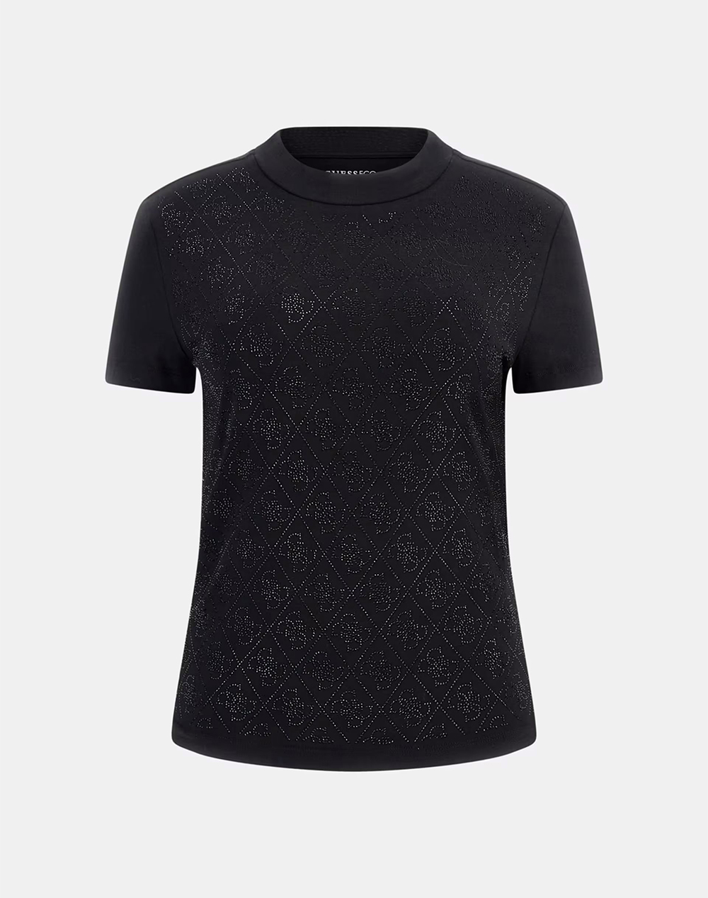 GUESS SS MOCK NECK ALL OVER 4G TEE ДАМСКА БЛУЗА