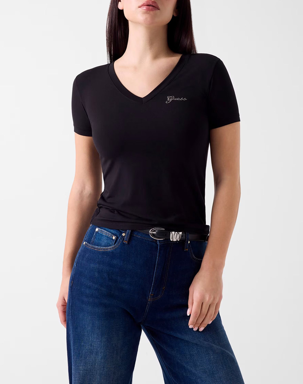GUESS NEW SS VN MINI LOGO TEE ДАМСКА БЛУЗА