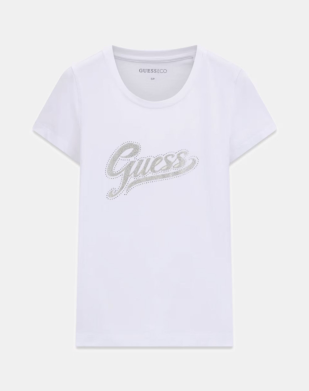 GUESS SS CN GLITTER LOGO TEE ДАМСКА БЛУЗА