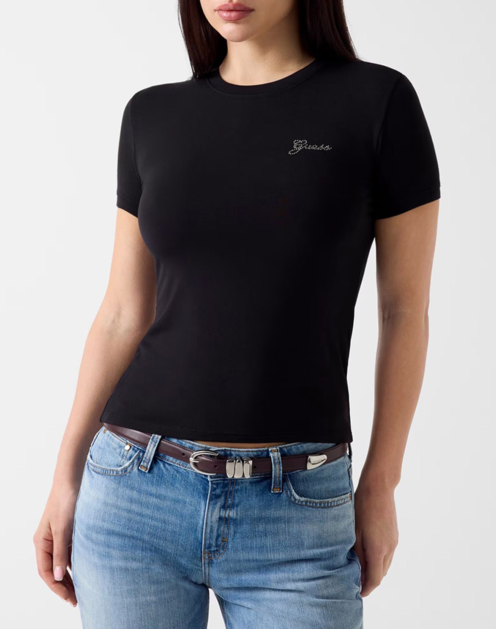 GUESS NEW SS CN MINI LOGO TEE ДАМСКА БЛУЗА