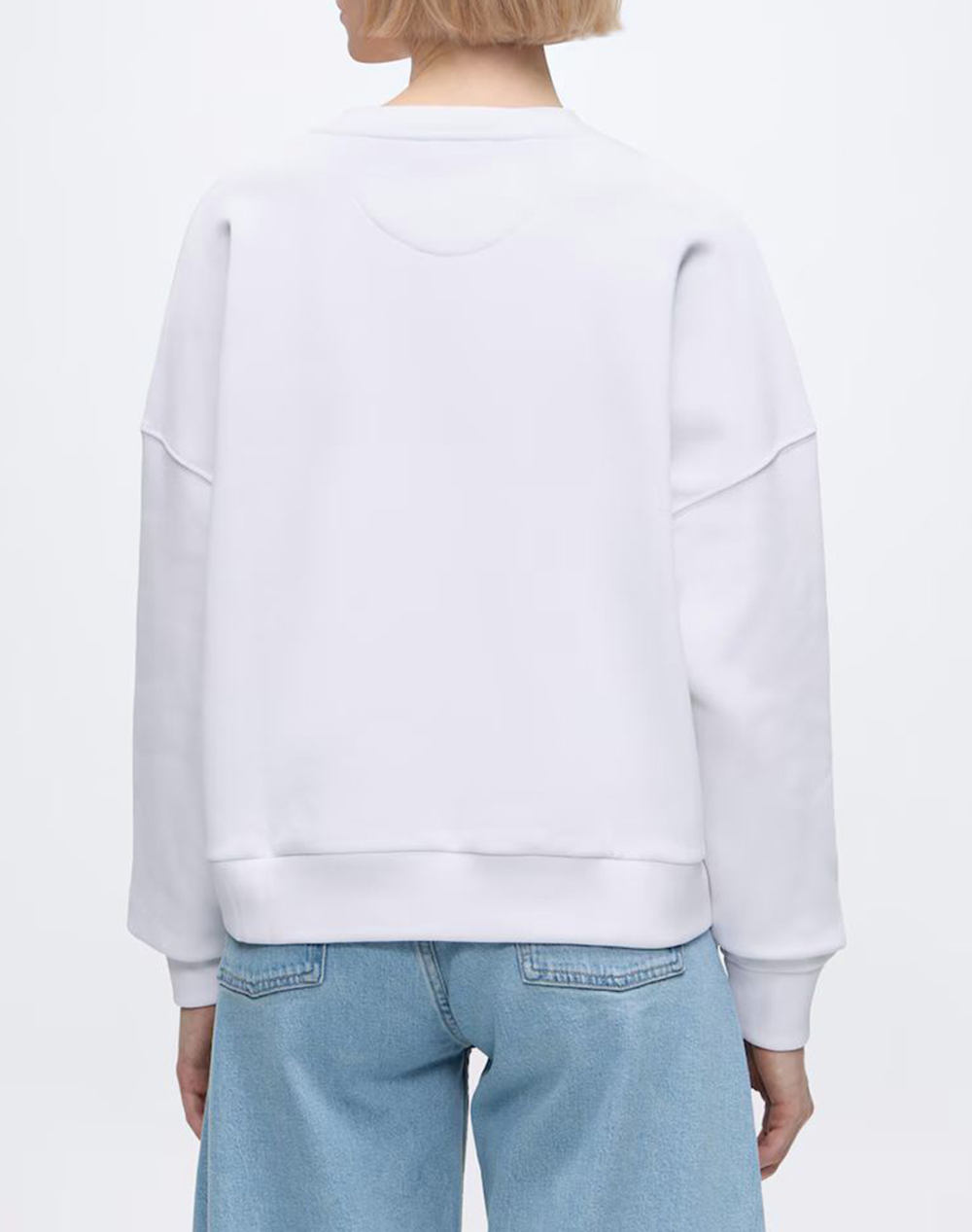 GUESS CN TRIANGLE GLITTER SWEATSHIRT ДАМСКИ СУИЧЪР
