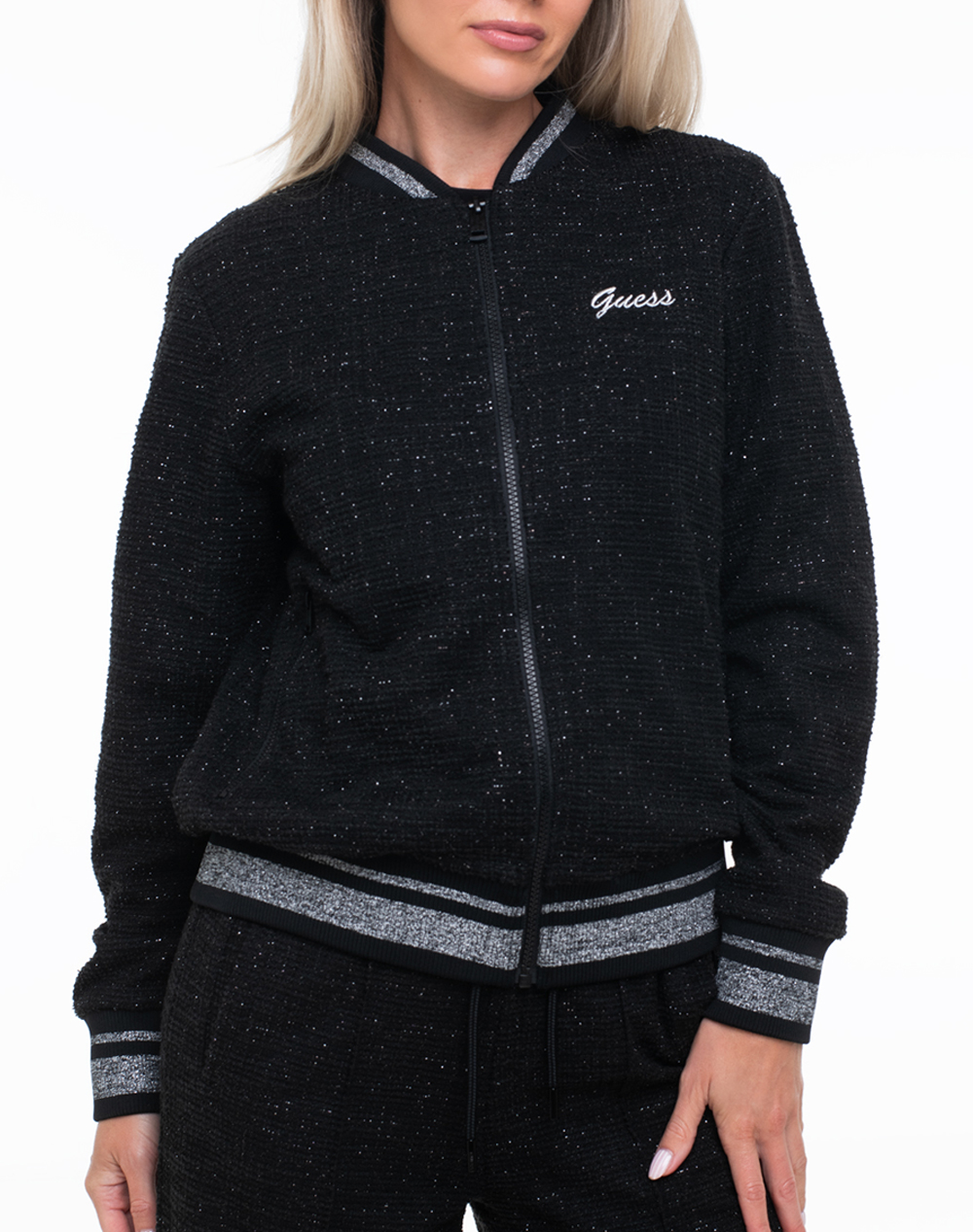 GUESS JOLE BOMBER SWEATSHIRT ДАМСКИ СУИЧЪР