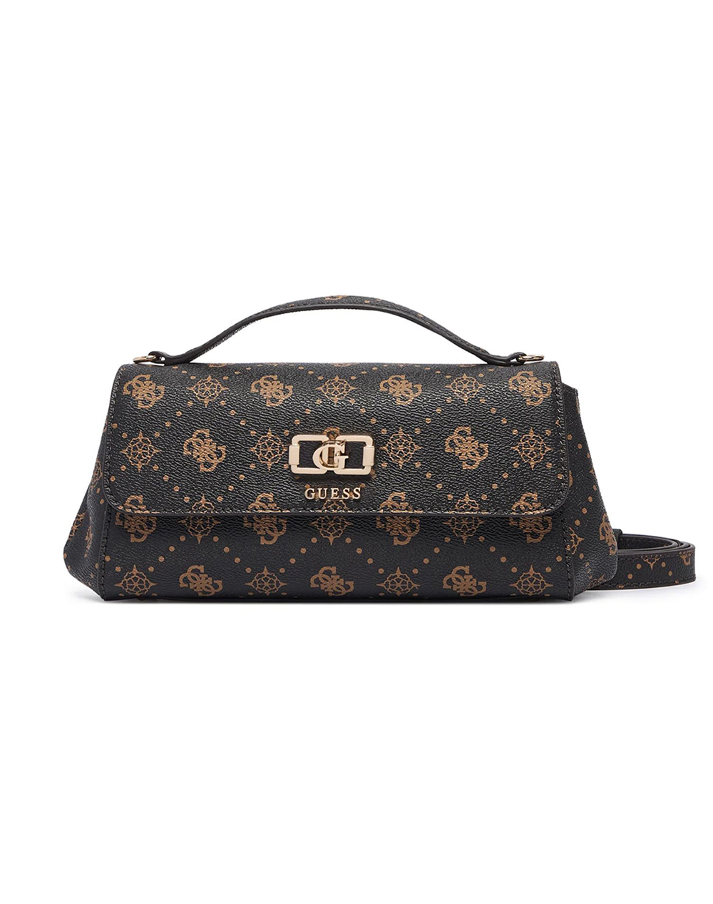 GUESS EMELIE LOGO FLAP CROSSBODY ДАМСКА ЧАНТА