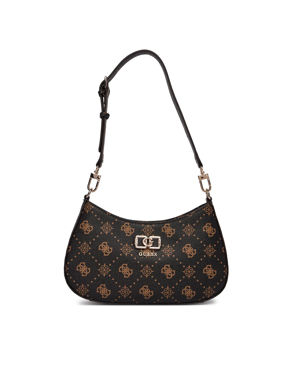 GUESS EMELIE LOGO TOP ZIP SHLDR BAG ДАМСКА ЧАНТА