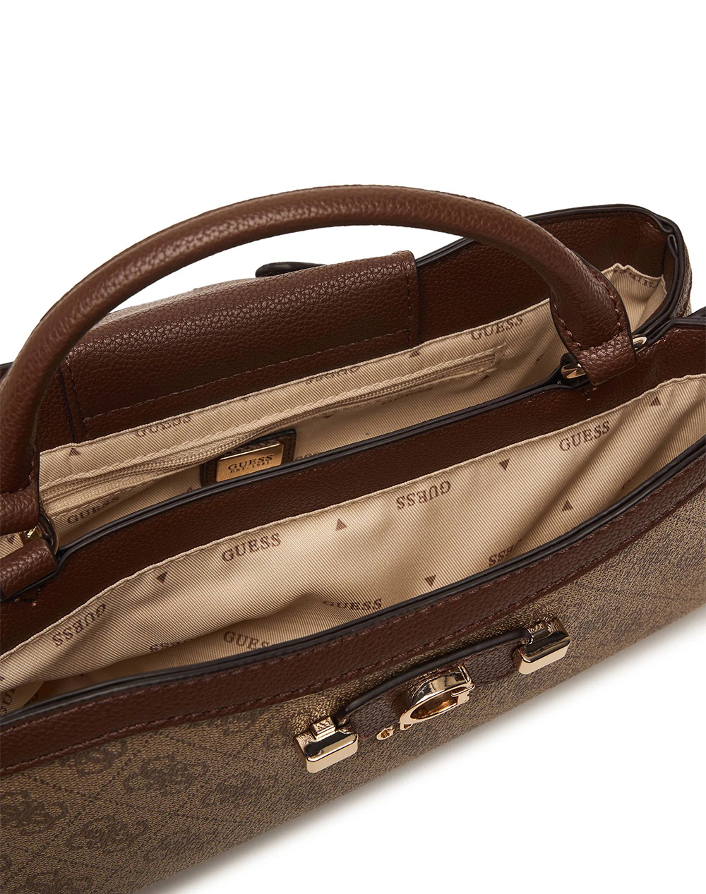 GUESS LINDSEY SMALL 2 COMP SATCHEL ДАМСКА ЧАНТА