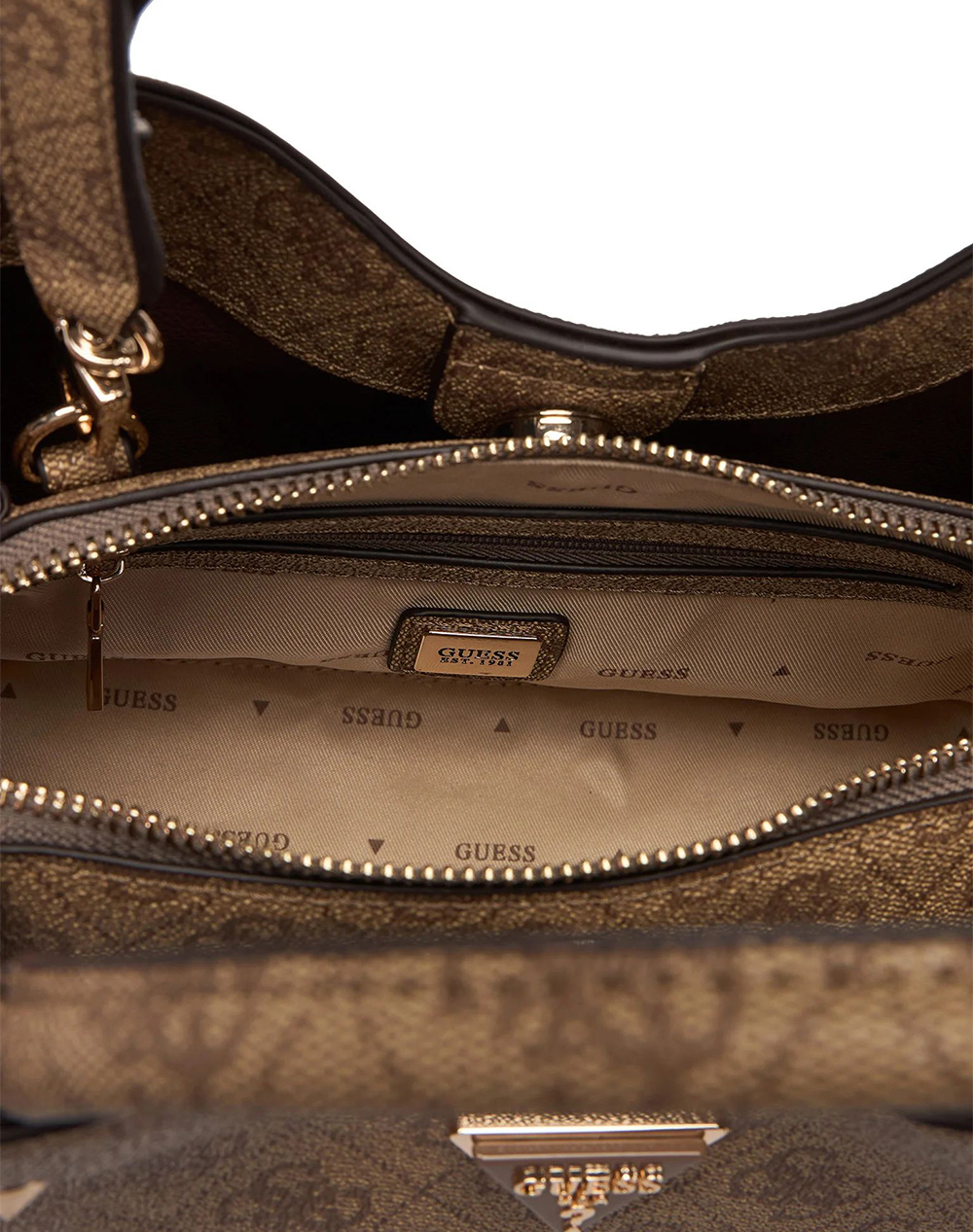 GUESS MERIDIAN II SML GFRND CARRYALL ДАМСКА ЧАНТА