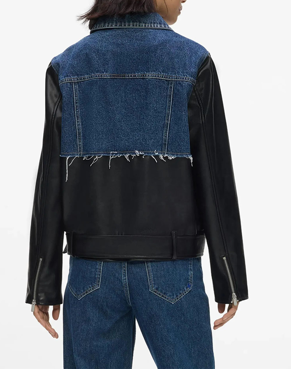 KARL LAGERFELD JEANS KLJ MIXED MATERIAL JACKET