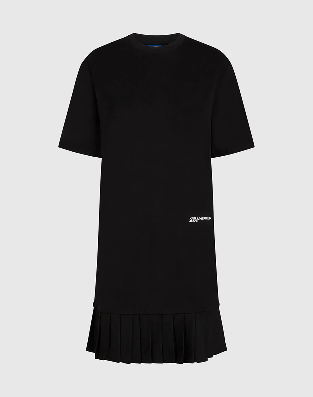 KARL LAGERFELD JEANS KLJ TEE DRESS WITH PLEATS