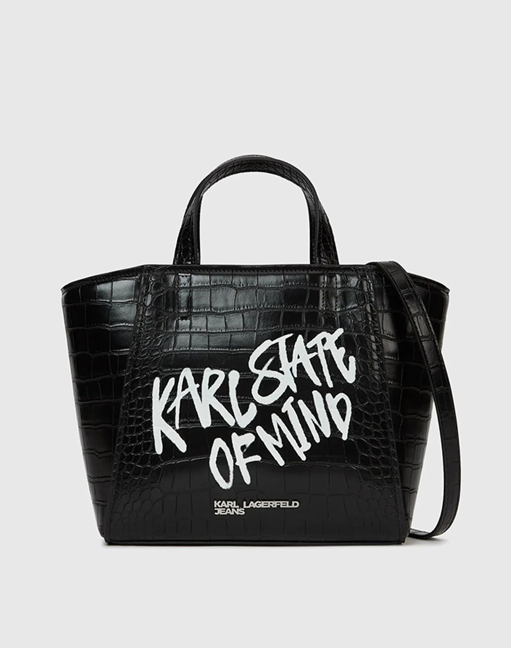 KARL LAGERFELD JEANS KLJ LOGO MINI TOTE QUOTE