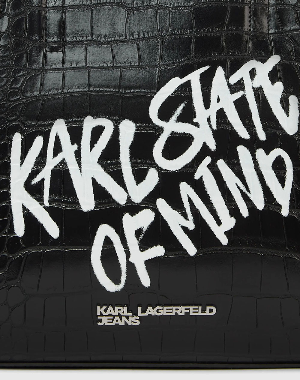 KARL LAGERFELD JEANS KLJ LOGO MINI TOTE QUOTE