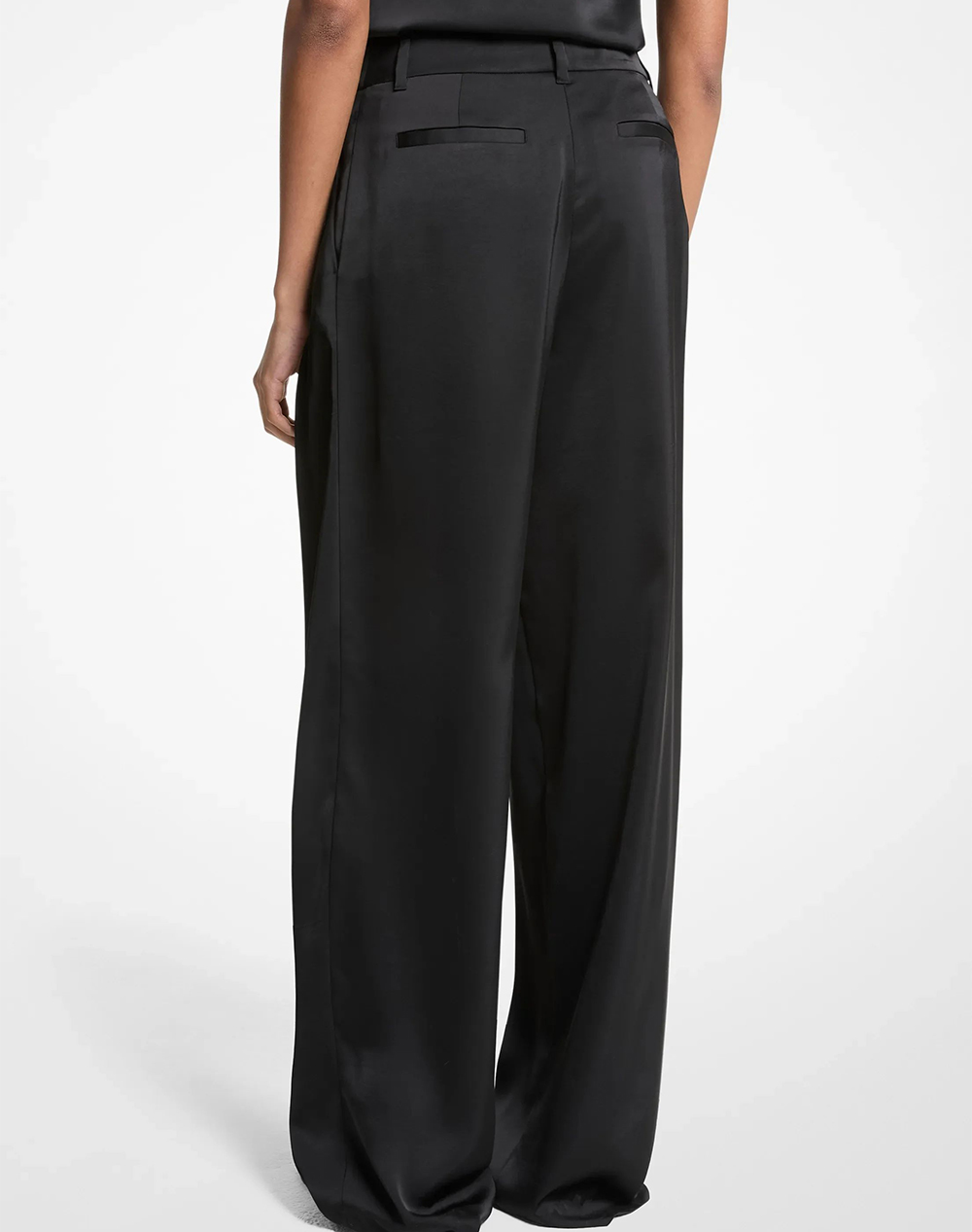 MICHAEL KORS SATIN WIDE LEG PANT