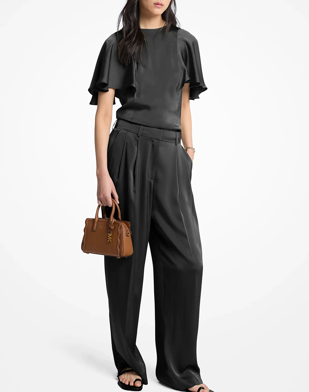 MICHAEL KORS CAPE SLEEVE TOP
