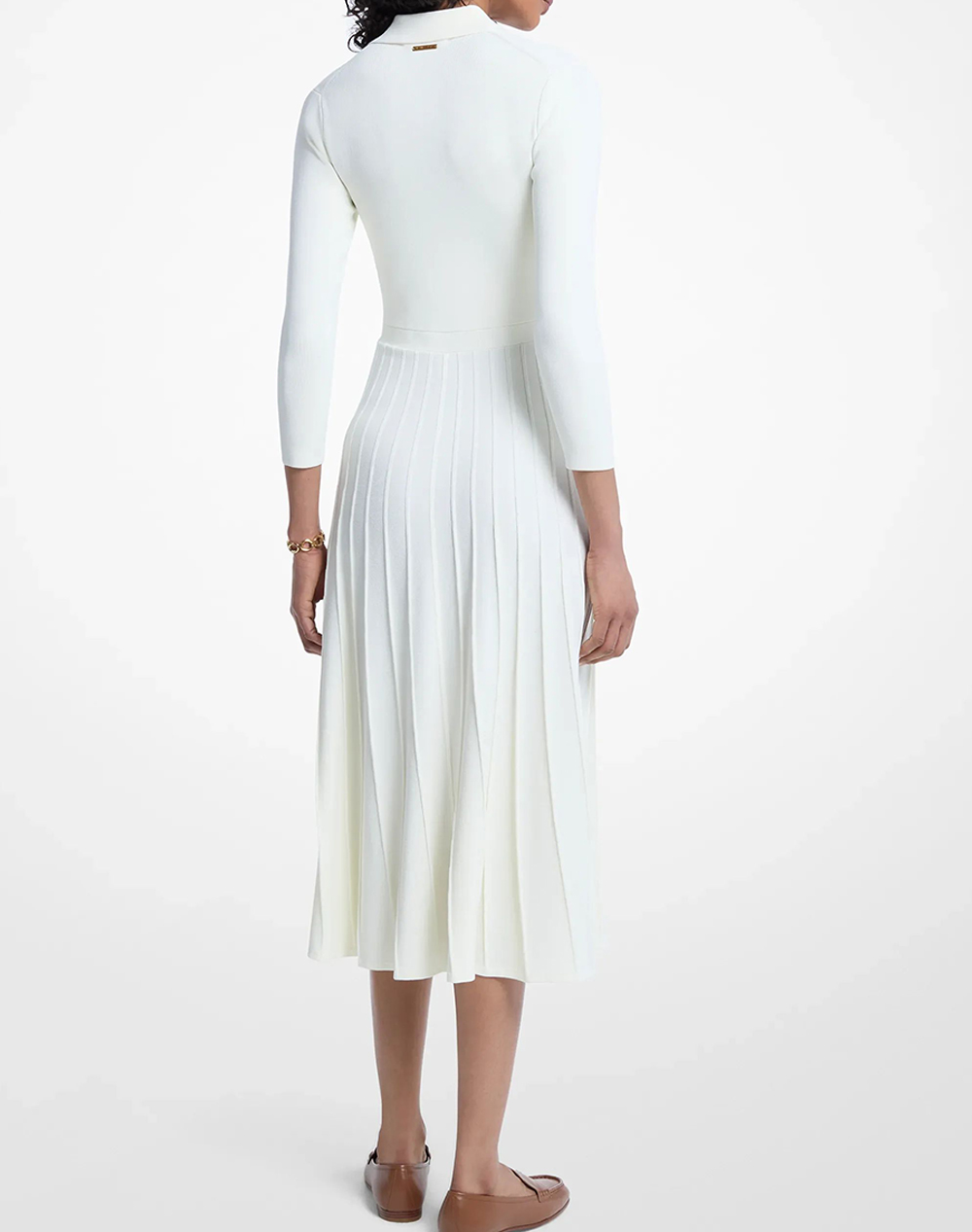 MICHAEL KORS POLO FLARE MIDI DRESS