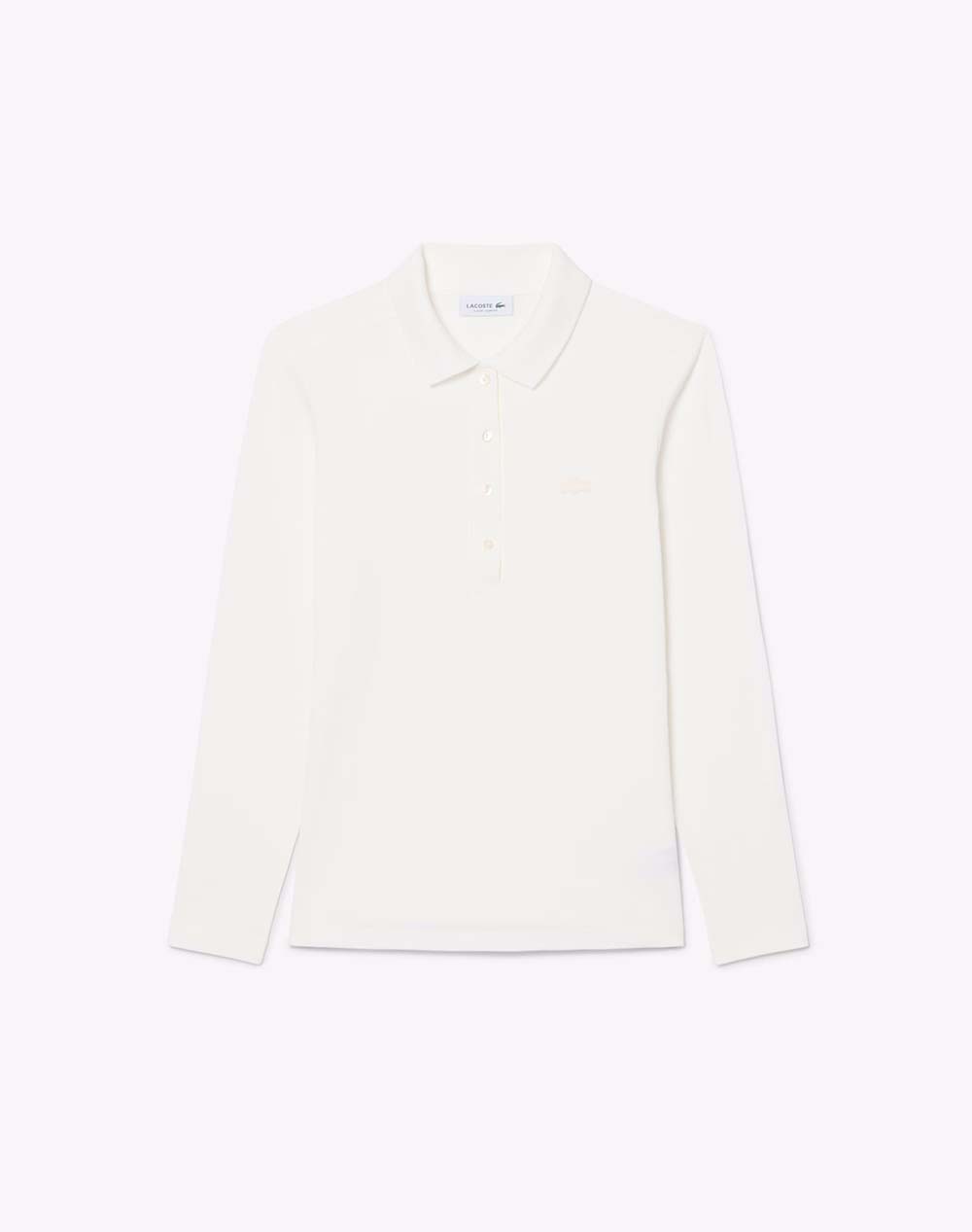 LACOSTE БЛУЗА С ДЪЛЪГ РЪКАВ LONG SLEEVED RIBBED COLLAR SHIRT