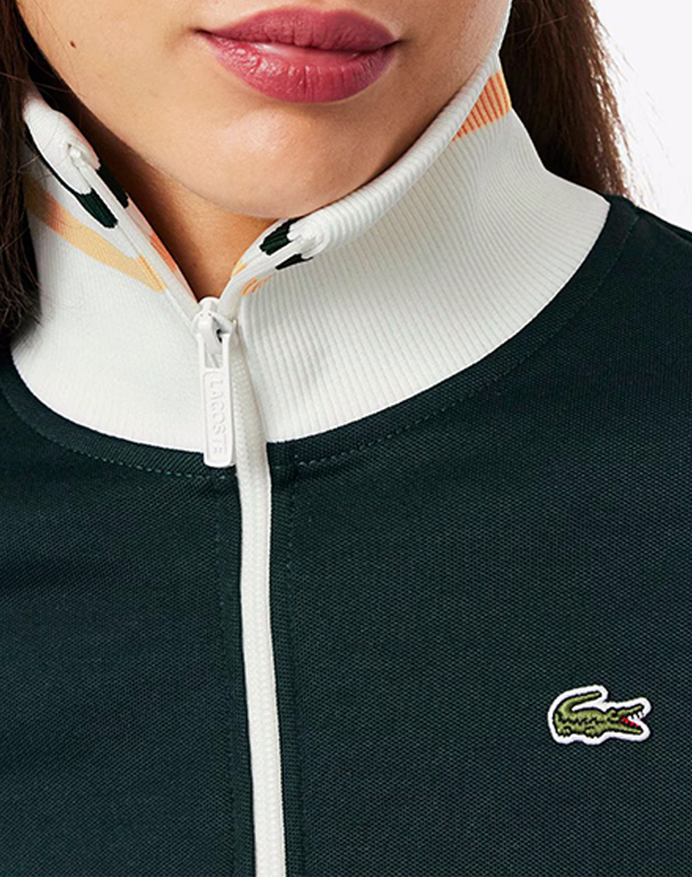 LACOSTE СУИЧЪР С ЦИП И ДЪЛГИ РЪКАВИ SWEATSHIRTS
