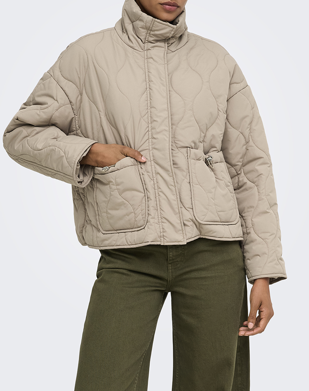 ONLY ONLSIGGA SHORT QUILTED JACKET OTW