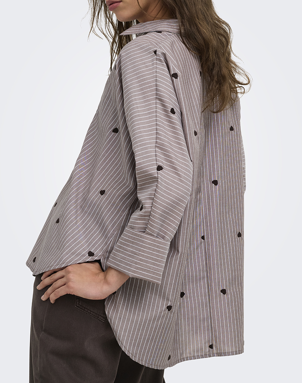 ONLY ONLNEW LINA GRACE STR EMB SHIRT NOOS WVN