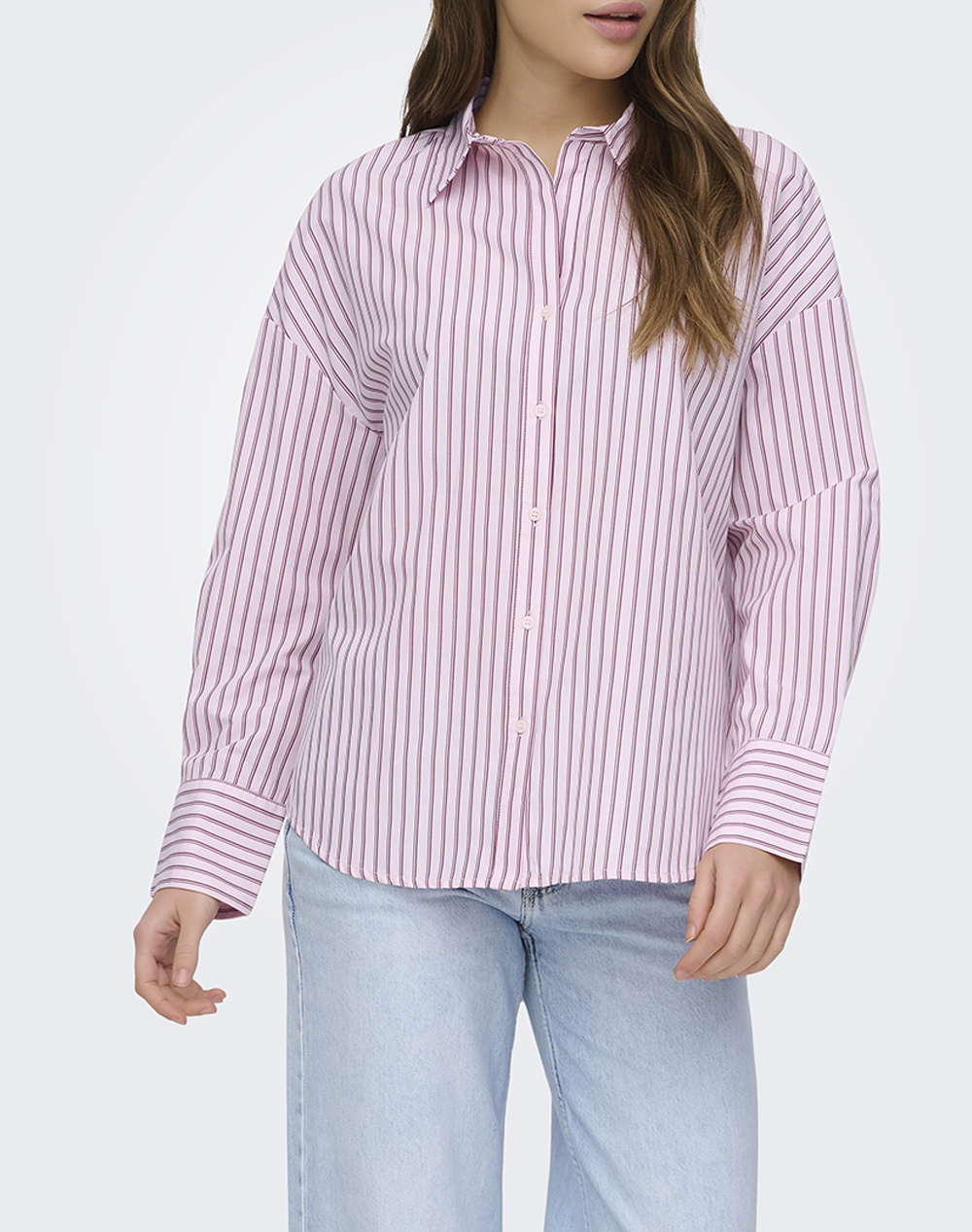 ONLY ONLOREGON ALVA LS REG SHIRT NOOS WVN