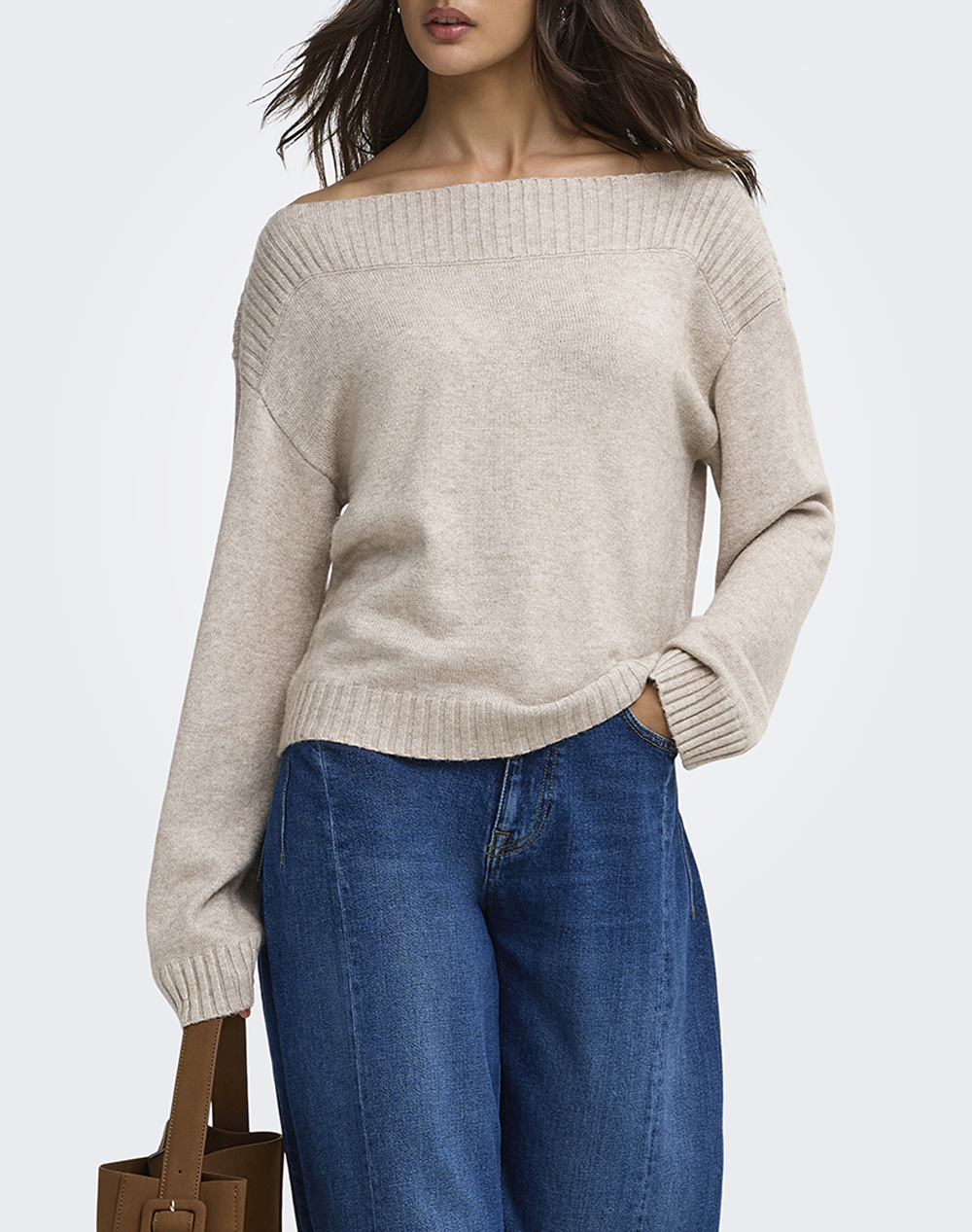 ONLY ONLKATIA LS BOATNECK CC KNT