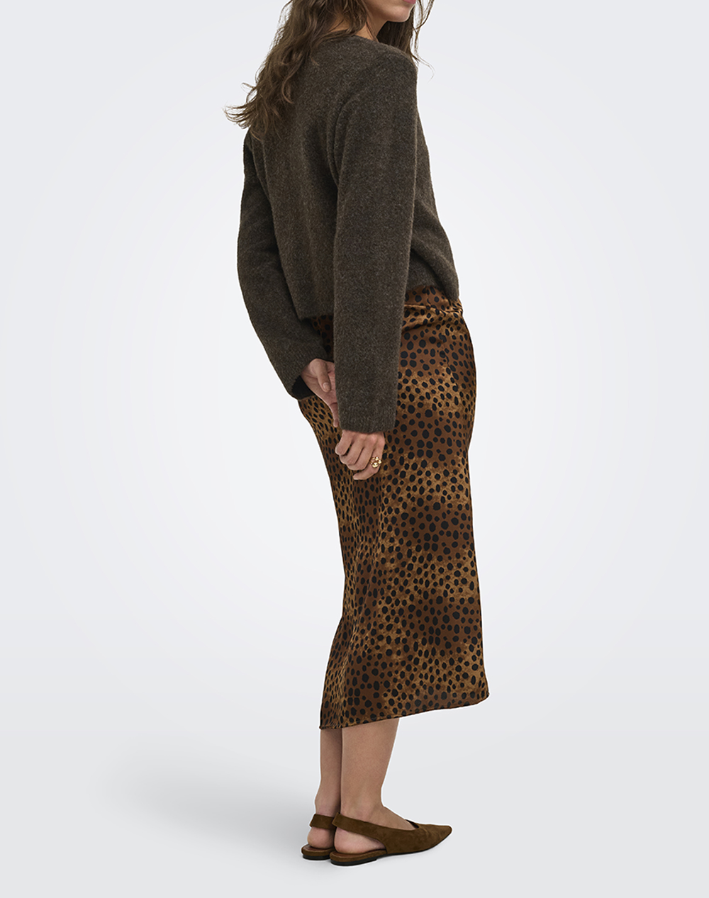 ONLY ONLLIVA LS V-NECK WRAP KNT