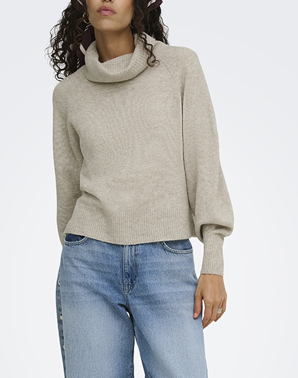 ONLY ONLOLIVIA LS ROLL NECK CC KNT