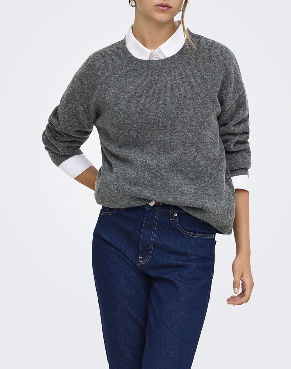 ONLY ONLOLIVIA LS O-NECK CC KNT