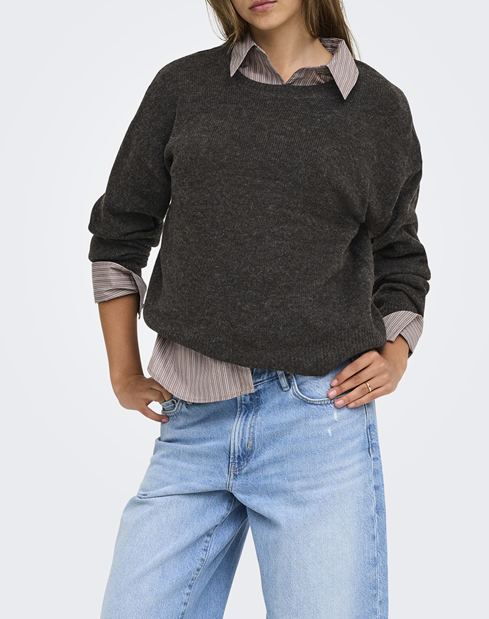 ONLY ONLOLIVIA LS O-NECK CC KNT