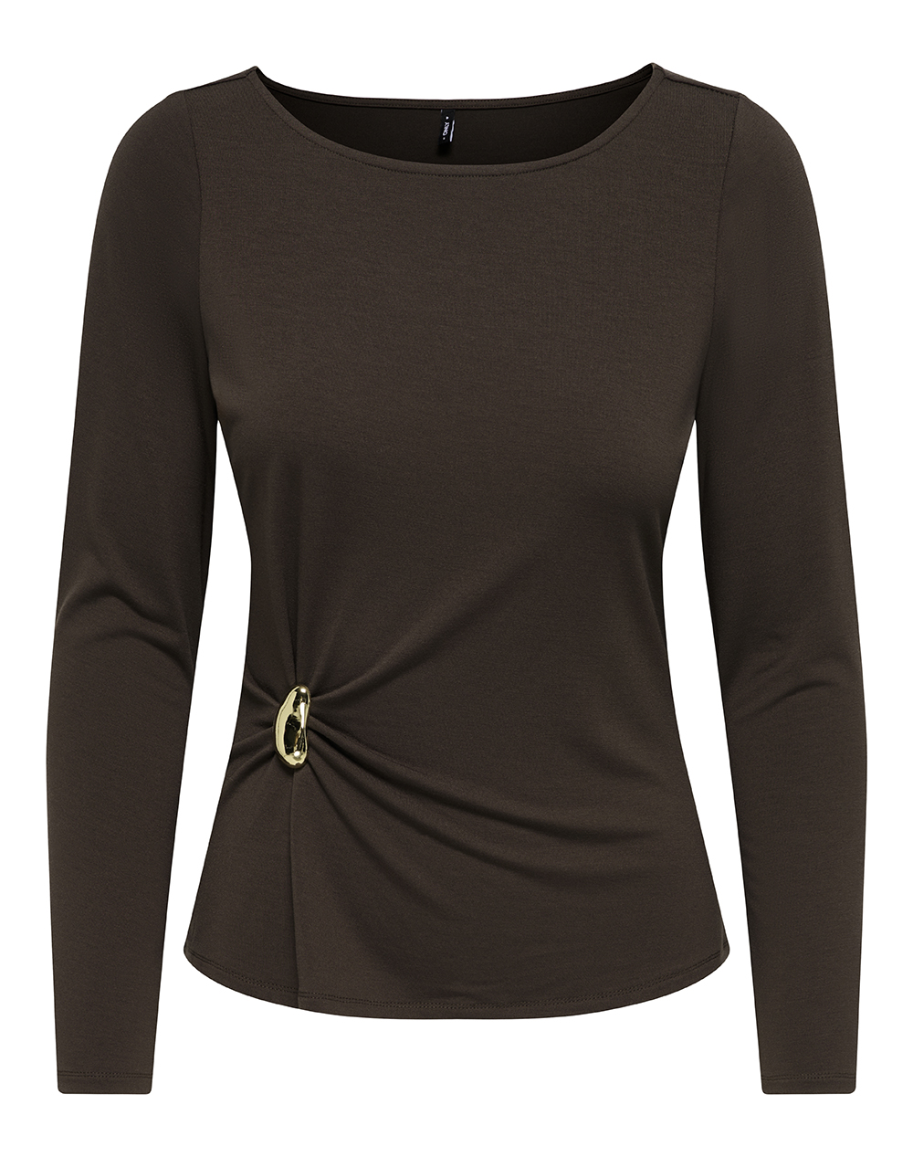 ONLY ONLELENA L/S BOATNECK METAL TOP JRS NOOS