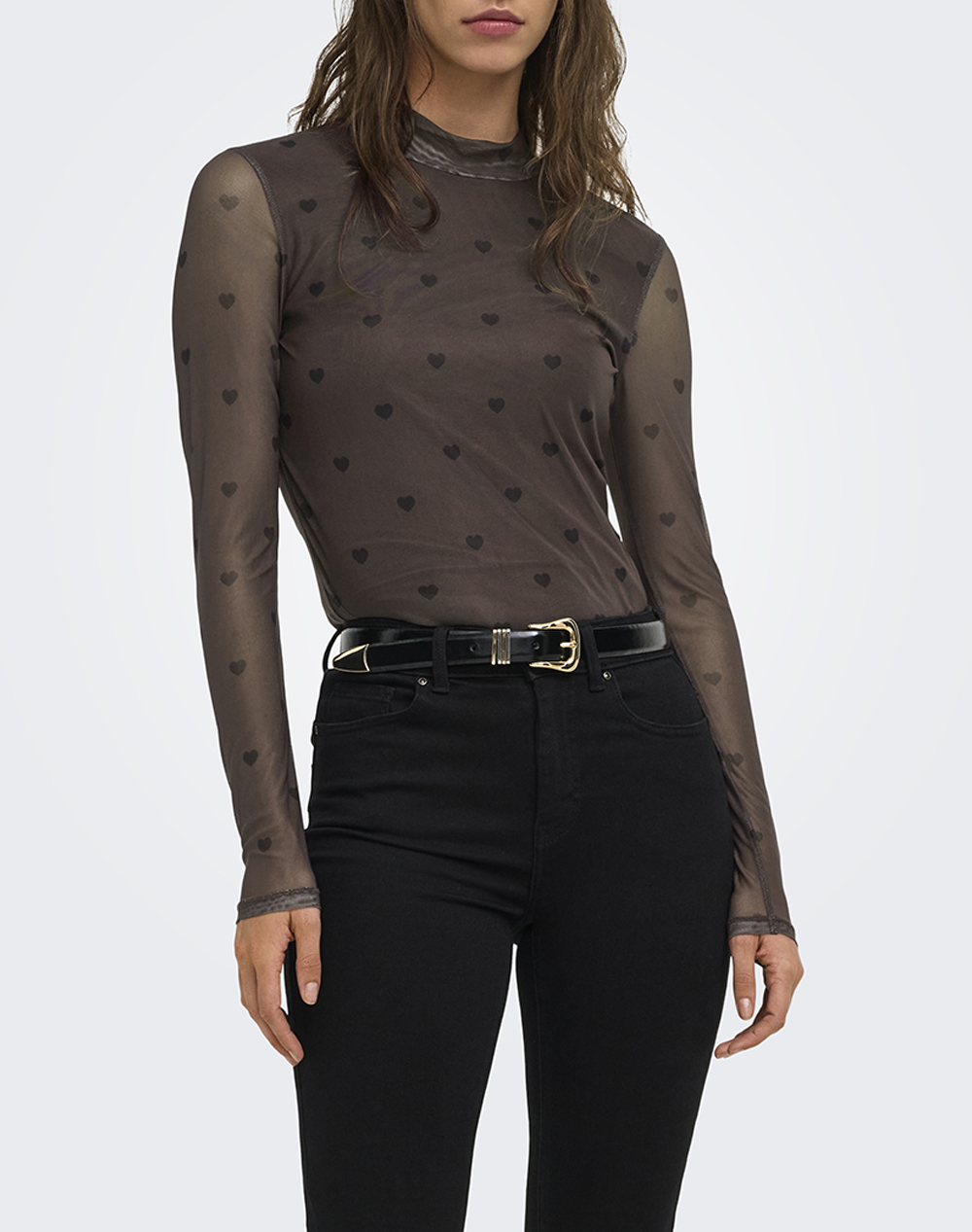 ONLY ONLERICA MESH L/S TOP JRS NOOS
