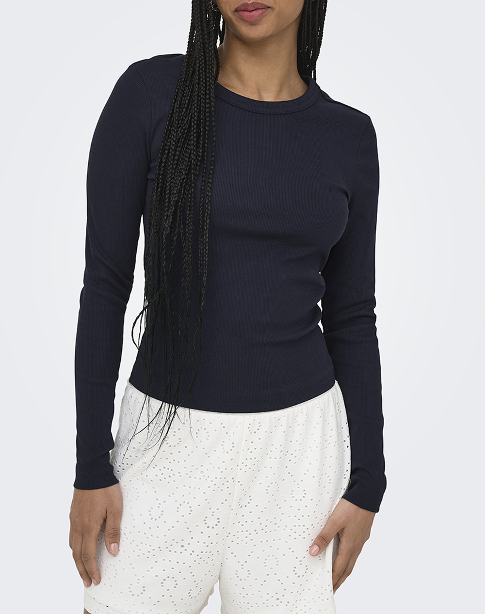 ONLY ONLVAL L/S O-NECK TOP JRS NOOS