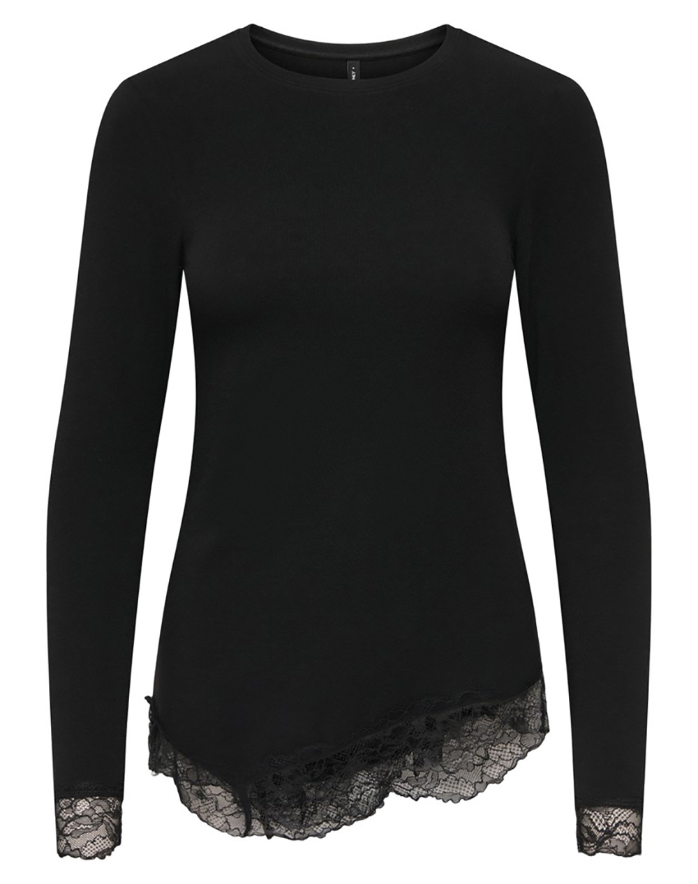 ONLY ONLGLAMOUR L/S LACE DETAIL TOP JRS