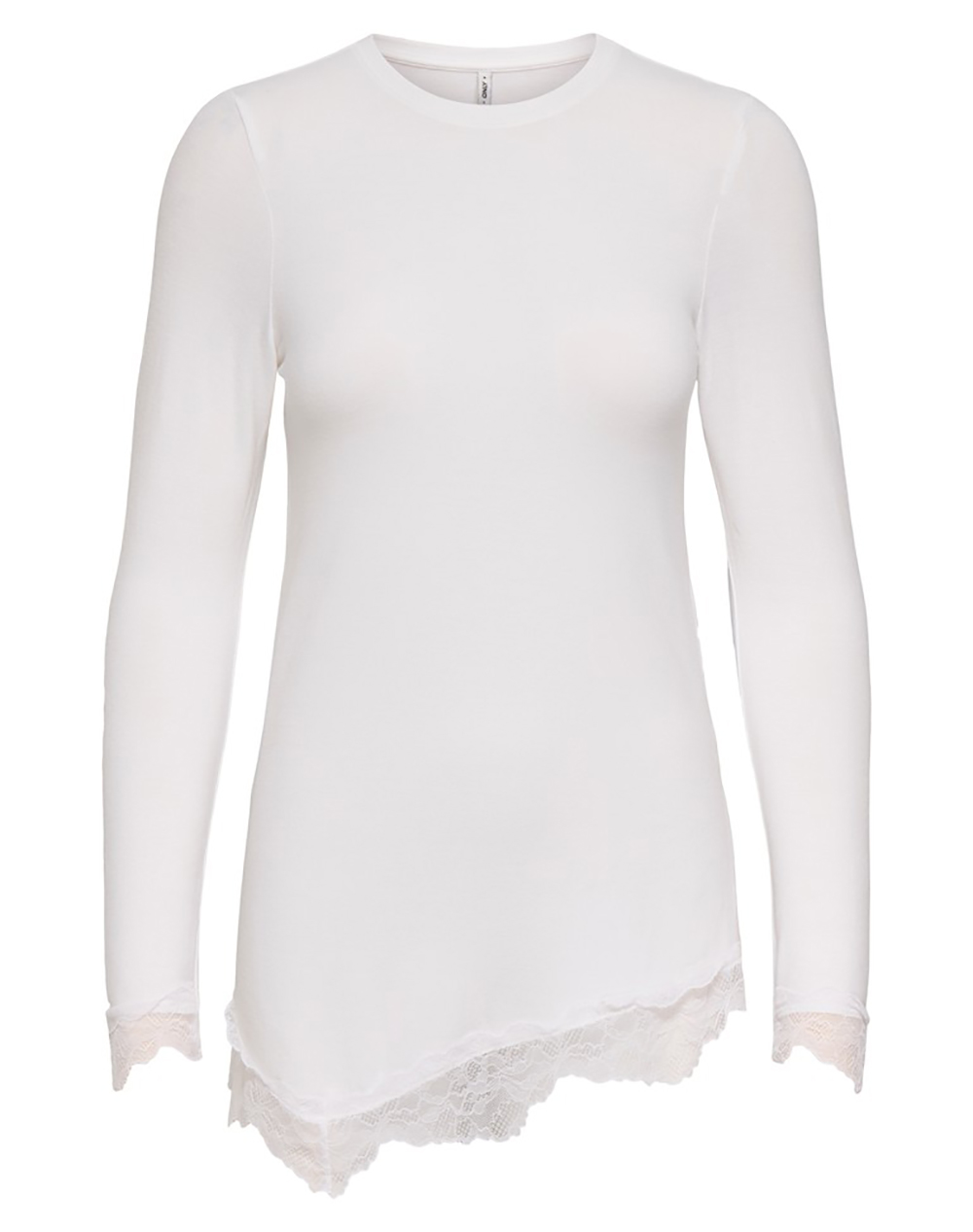 ONLY ONLGLAMOUR L/S LACE DETAIL TOP JRS