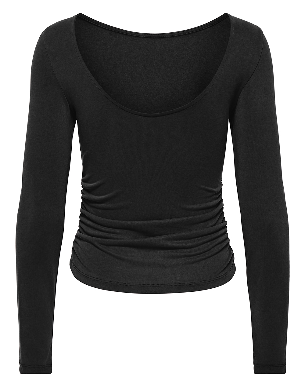 ONLY ONLFREE L/S DEEP RUCHING TOP JRS
