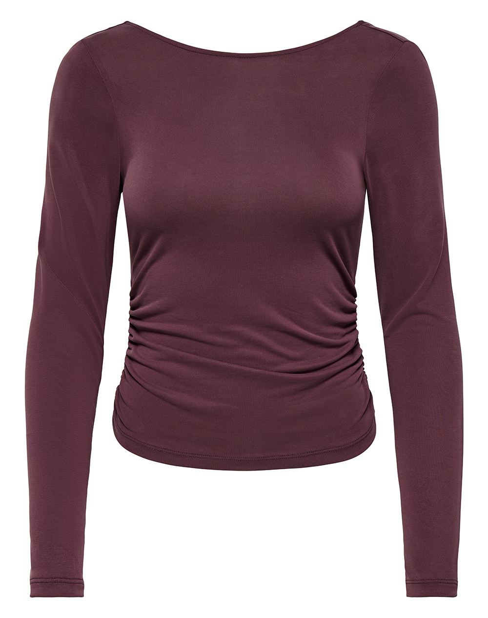 ONLY ONLFREE L/S DEEP RUCHING TOP JRS
