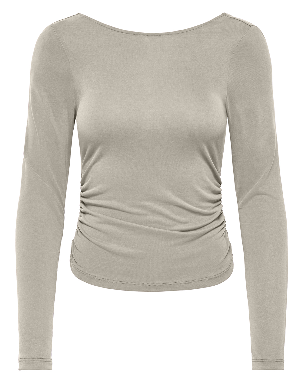 ONLY ONLFREE L/S DEEP RUCHING TOP JRS