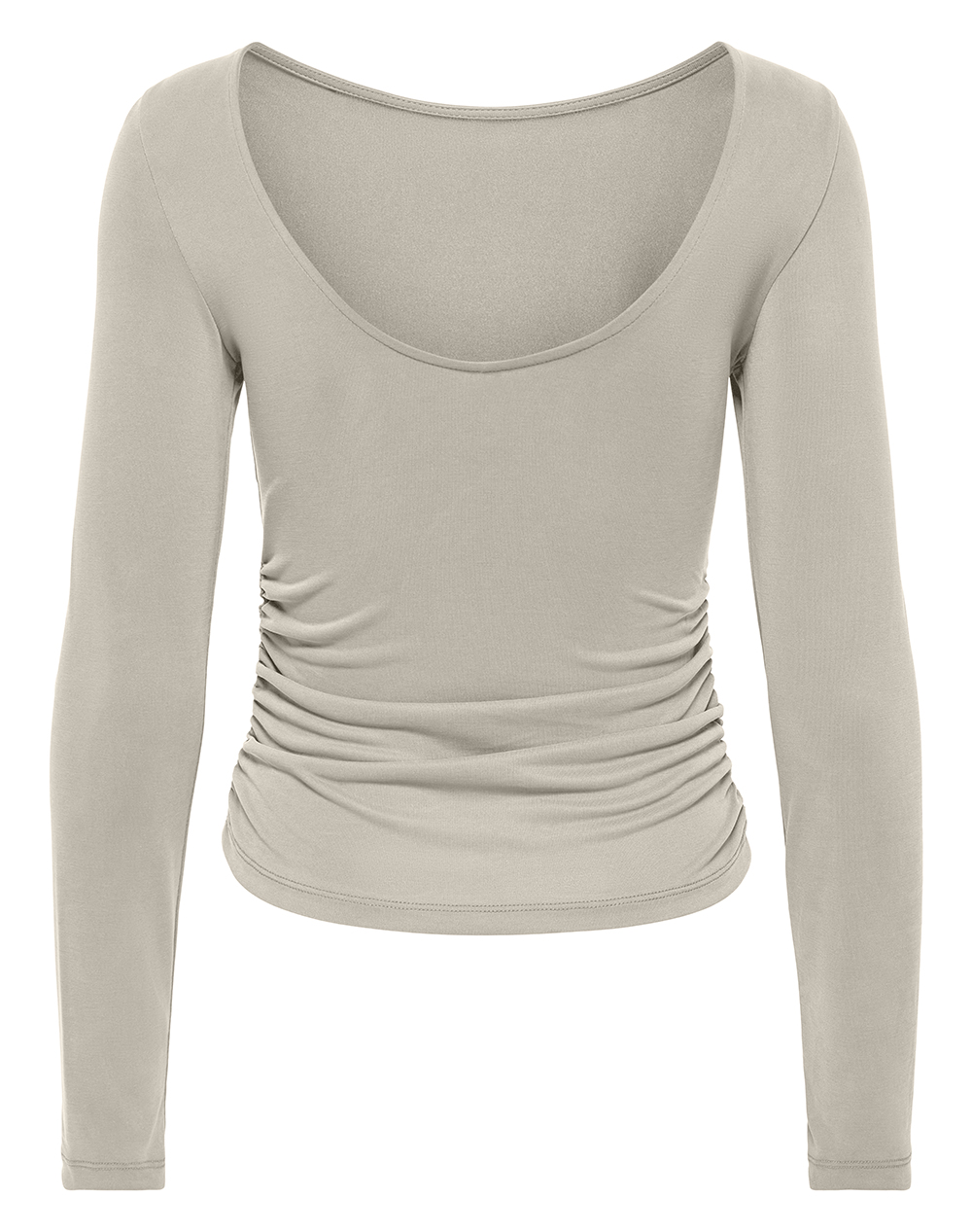 ONLY ONLFREE L/S DEEP RUCHING TOP JRS