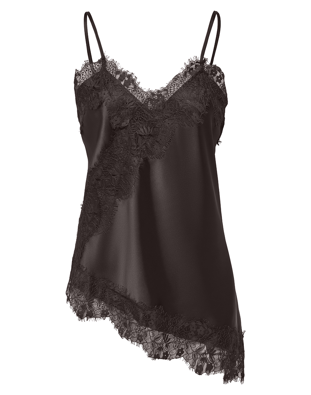 ONLY ONLINDONA STRAP SATIN LACE TOP WVN