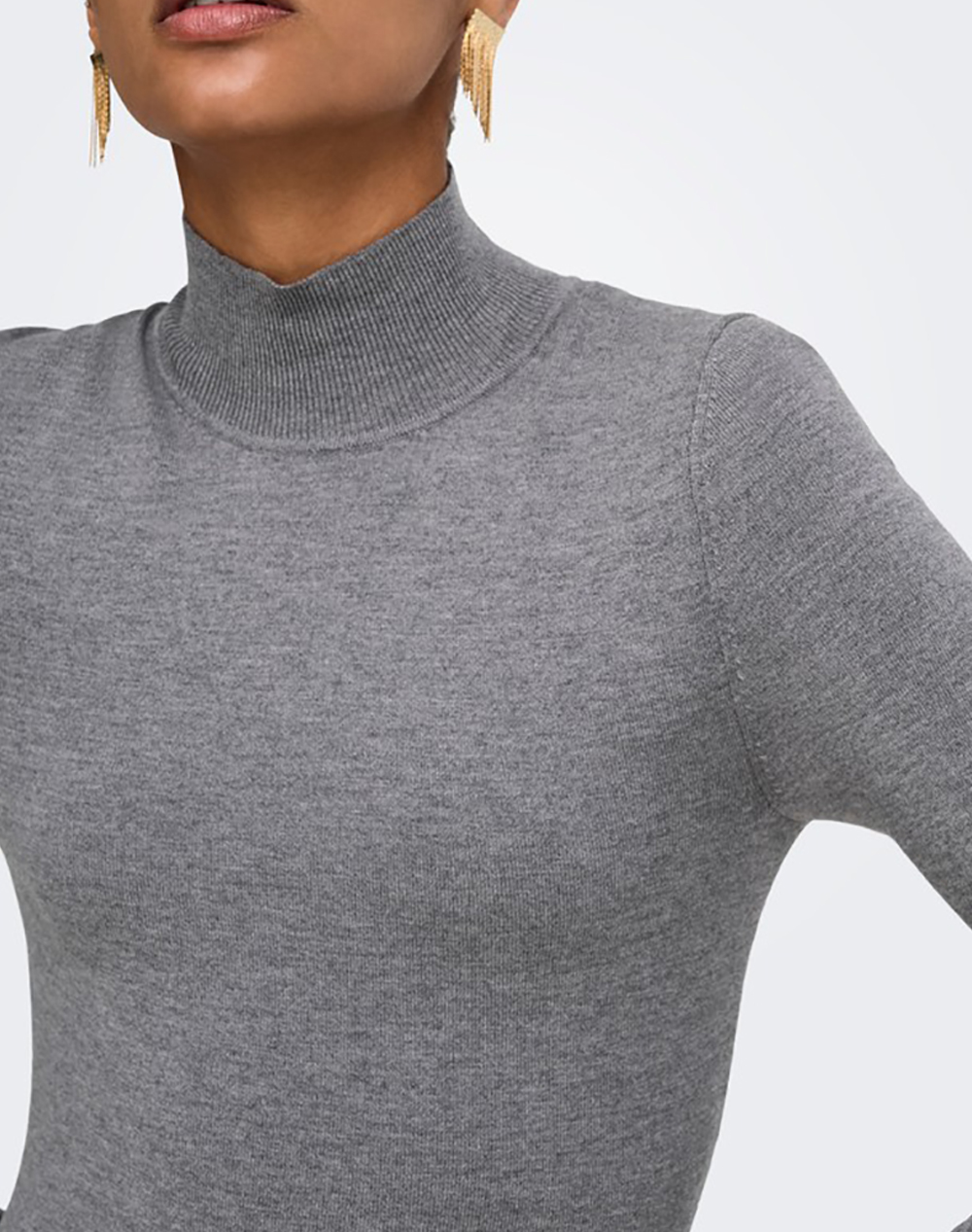 ONLY ONLKATTIE LS HIGHNECK DRESS KNT