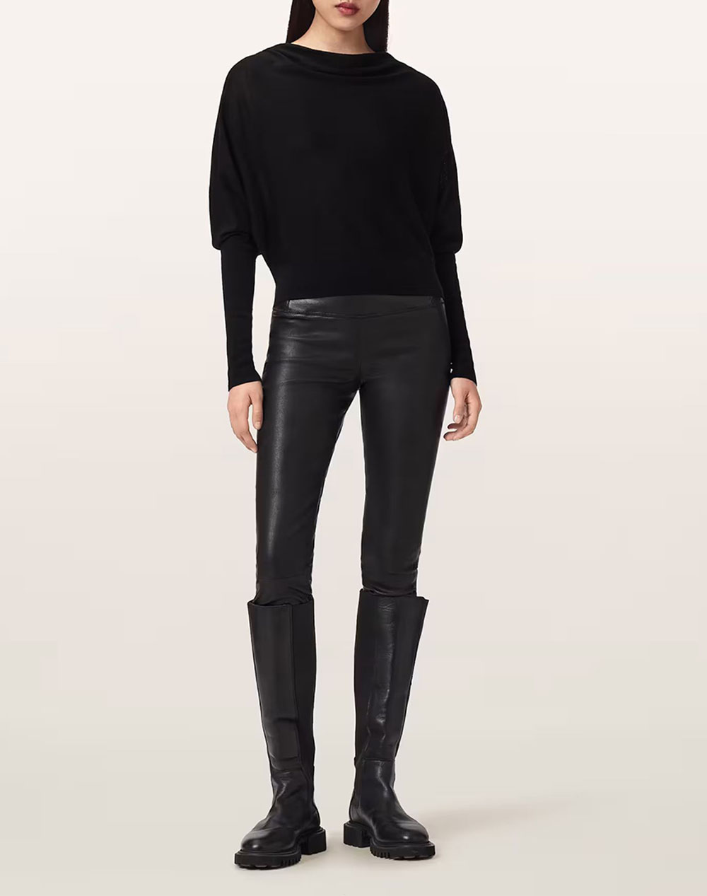 ALL SAINTS CORA LEATHER LEGGING