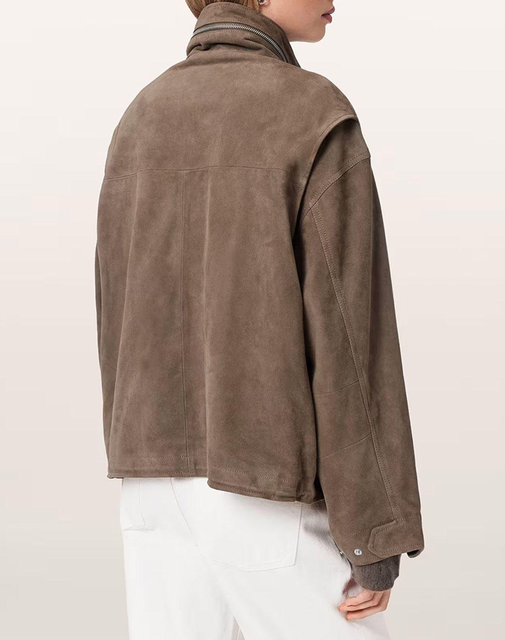 ALL SAINTS CLAY SUEDE JACKET