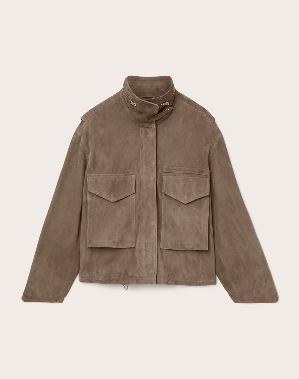 ALL SAINTS CLAY SUEDE JACKET