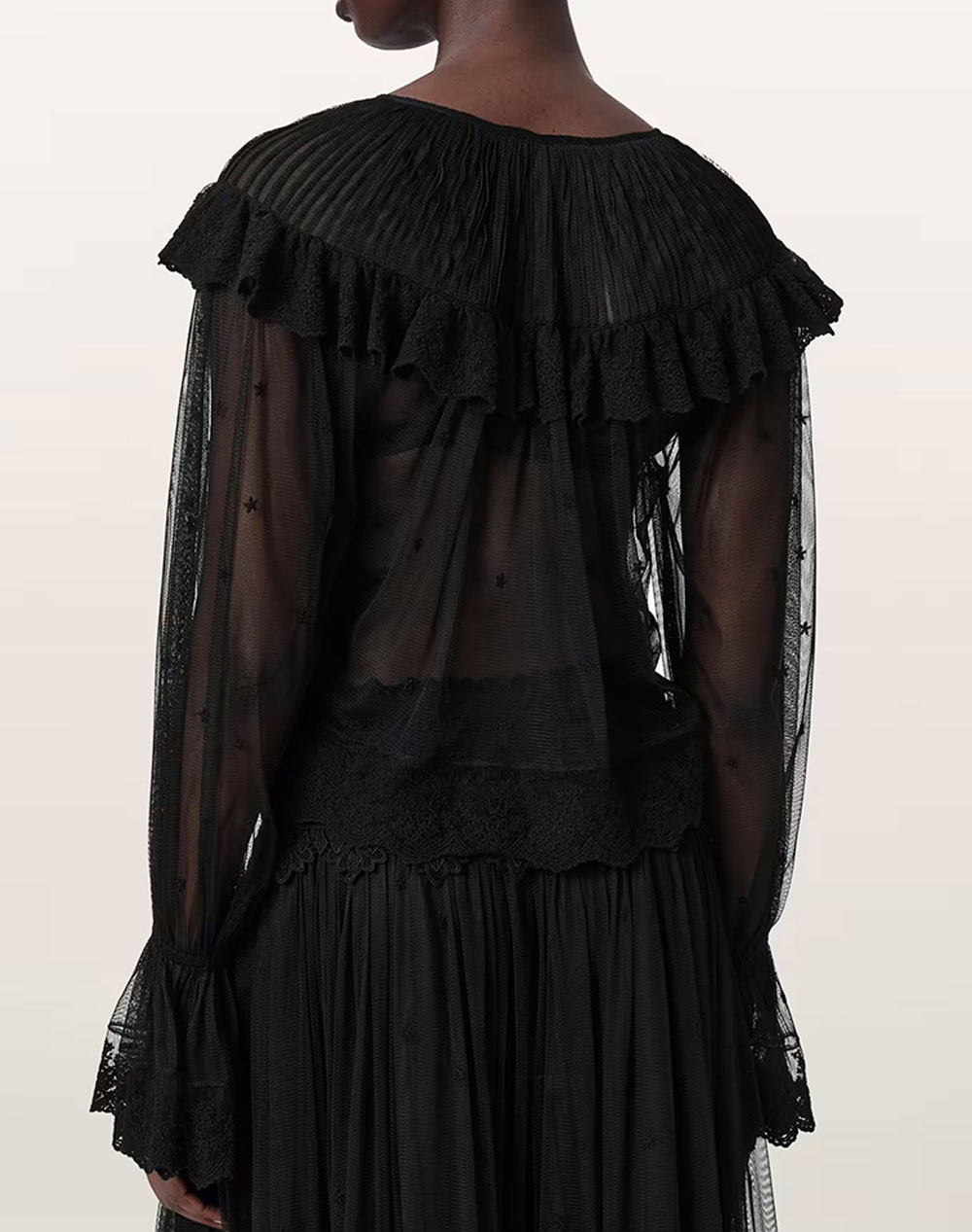 ALL SAINTS TRIXIE LACE TOP