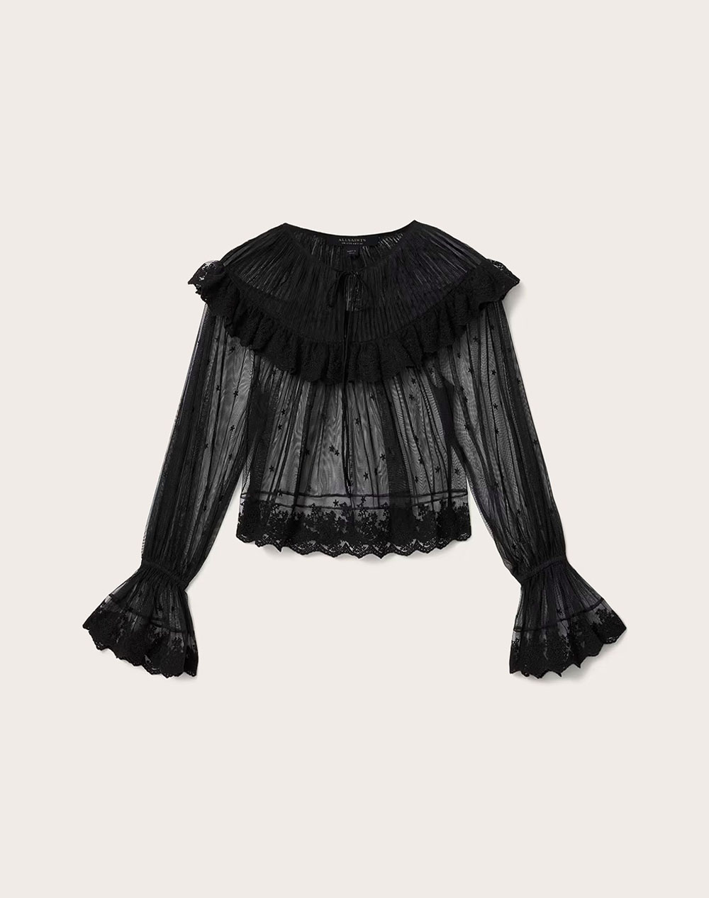 ALL SAINTS TRIXIE LACE TOP