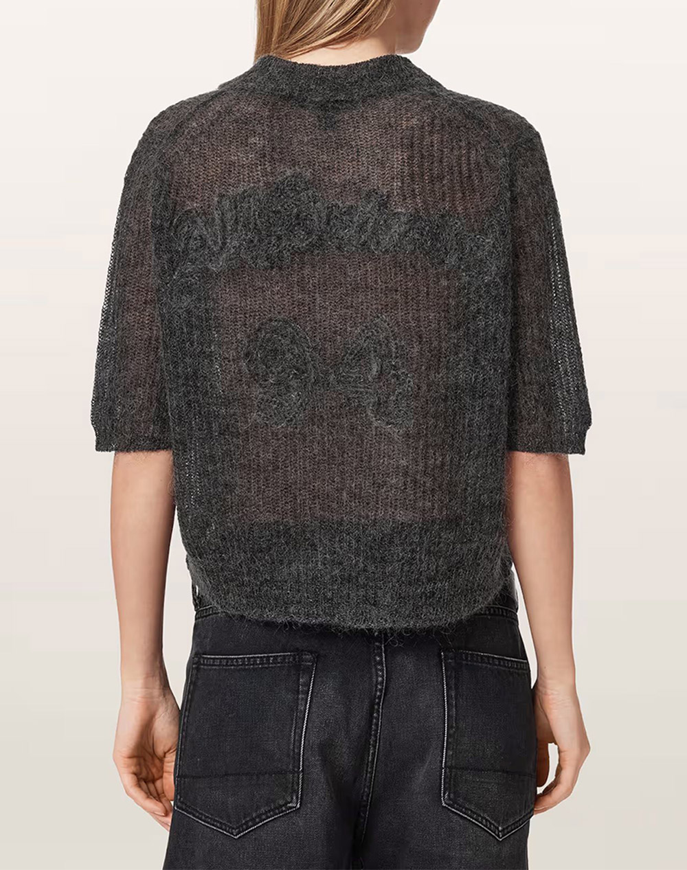 ALL SAINTS ANABEL POLO TEE