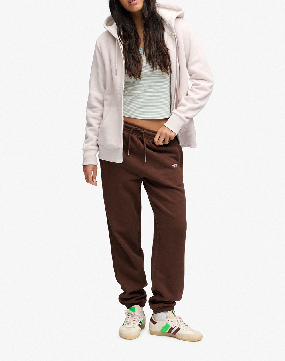 SUPERDRY SIGNATURE EMB CUFFED JOGGER ДАМСКИ СПОРТЕН ЕКИП