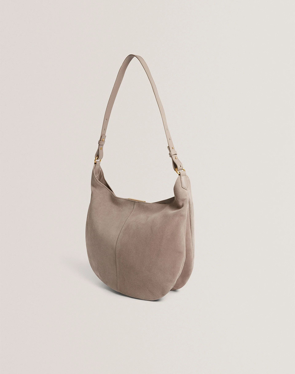 TED BAKER AMMILIA Bar Detail Slouchy Hobo Bag