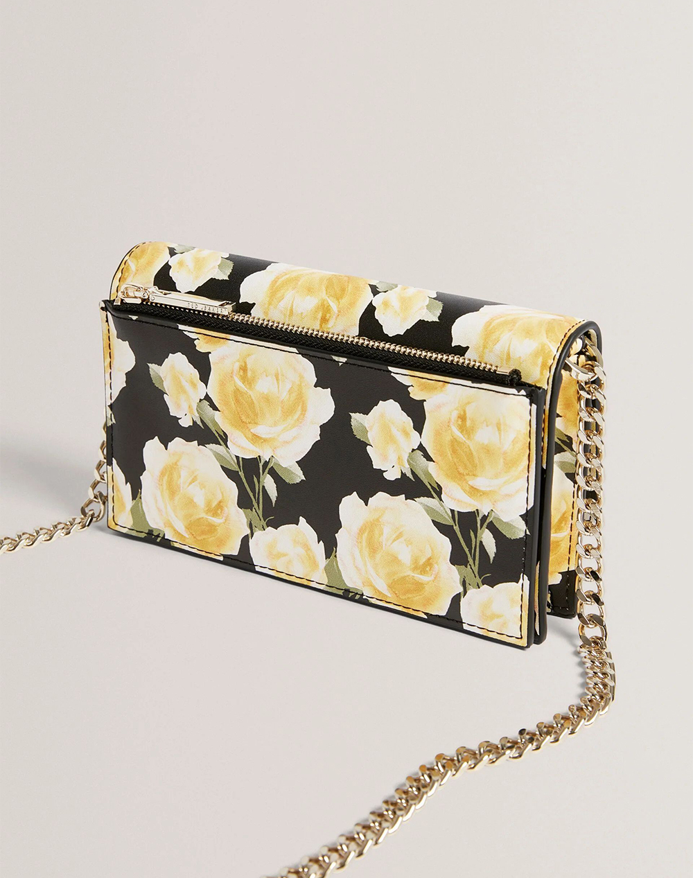 TED BAKER MAHIRYA Printed Lock Purse on a Chain