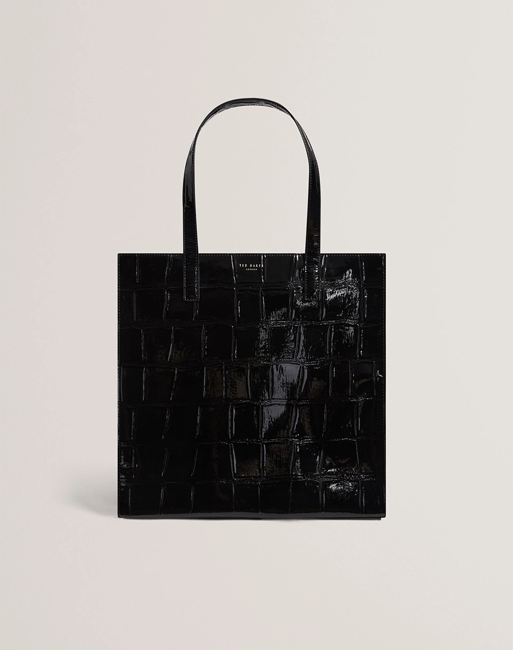 TED BAKER VANNDA Croc Effect Large Icon Bag