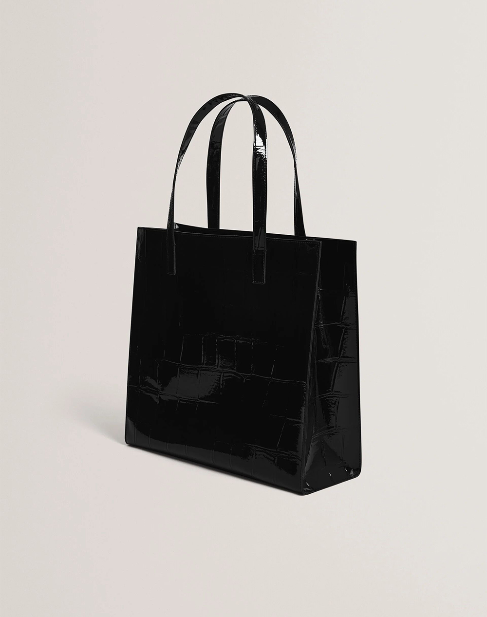 TED BAKER VANNDA Croc Effect Large Icon Bag